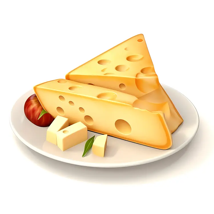 Delicious Cheese on a Plate