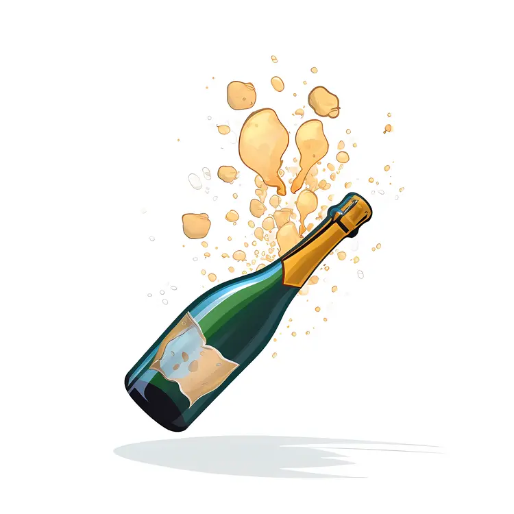 Champagne Bottle Popping for Celebration
