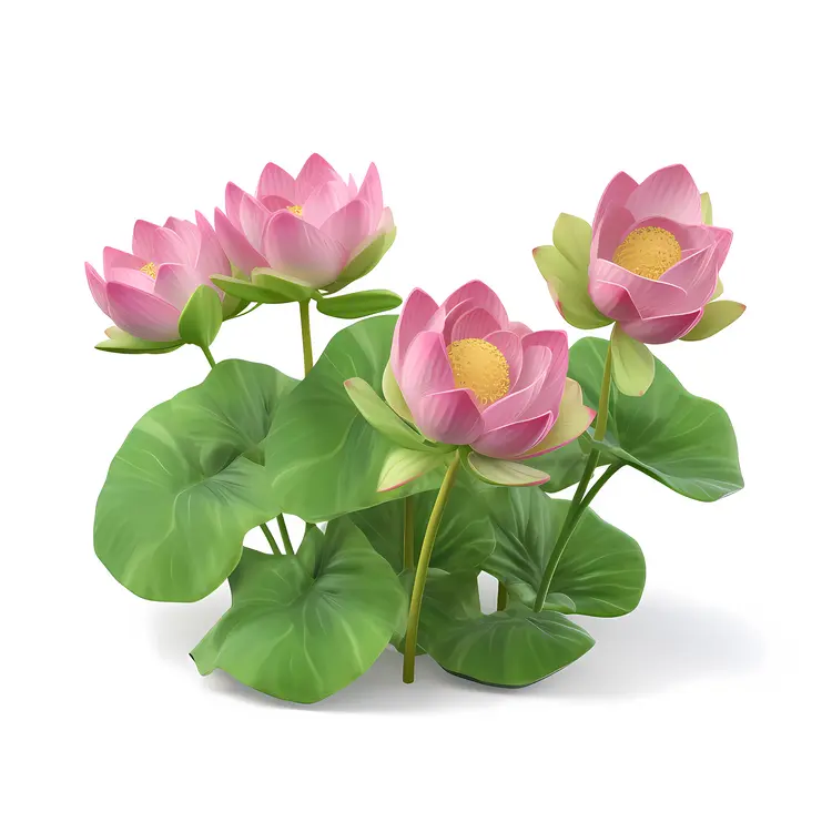 Beautiful Pink Lotus Flowers