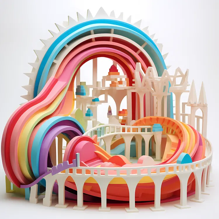 Rainbow Roller Coaster