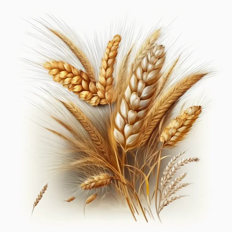 Beautiful Illustration of Wheat Ears