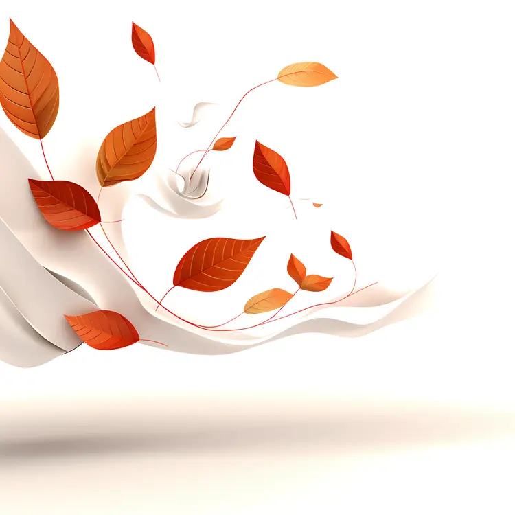 Autumn Leaves in the Breeze