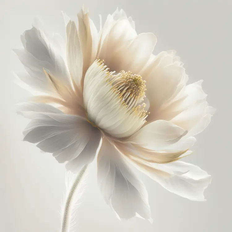 Elegant White Flower in Bloom