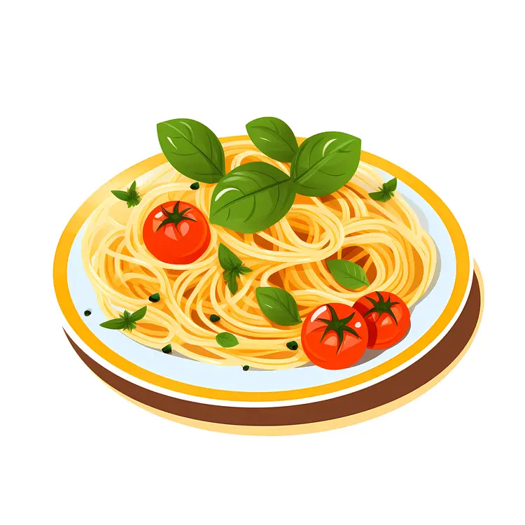 Delicious Spaghetti with Tomatoes and Basil