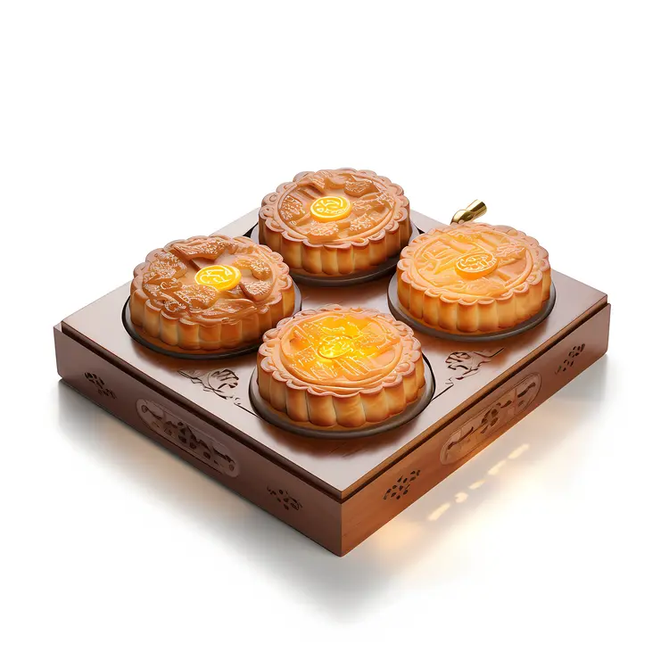 Traditional Mooncakes for Mid-Autumn Festival