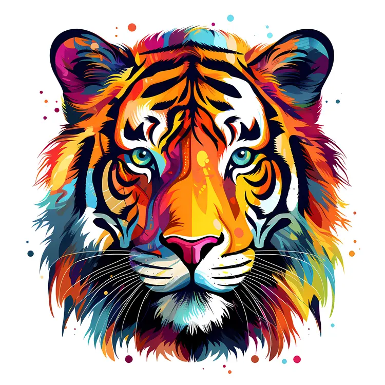Colorful Tiger