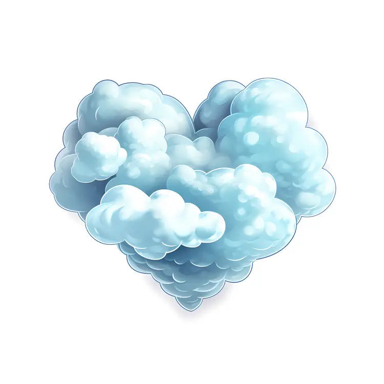 Heart-shaped Cloud in the Sky