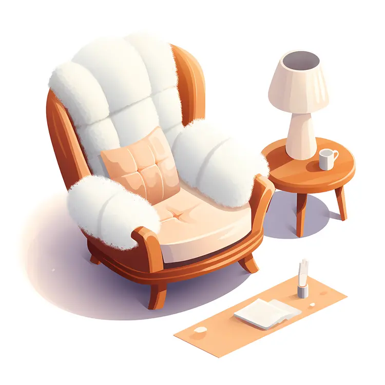 Cozy Chair with Side Table