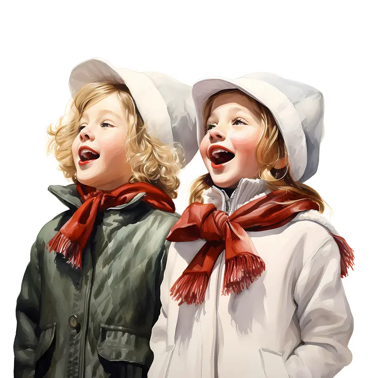 Children Singing Christmas Carols