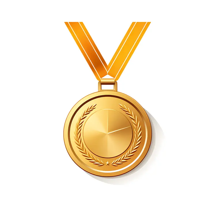 Gold Medal with Laurel Wreath