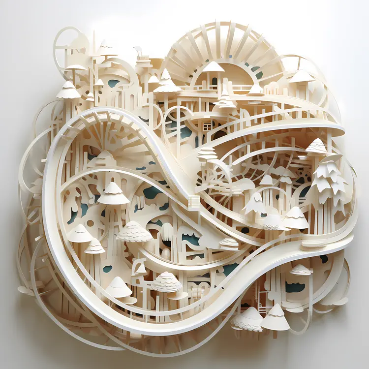 Intricate Roller Coaster Design