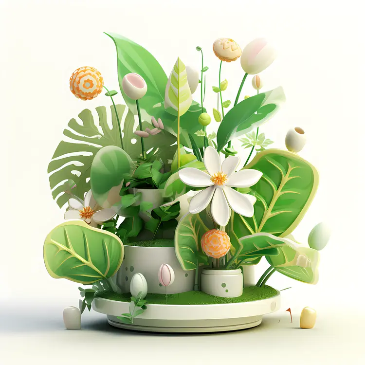 Decorative Green Potted Plants