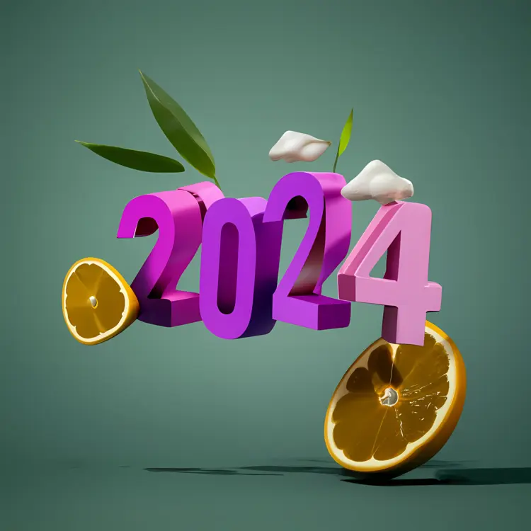 Purple and Orange 2024 Design