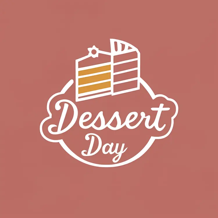 Layered Cake Slice for Dessert Day