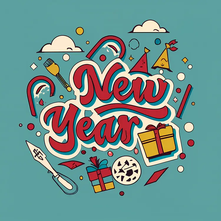 Festive New Year Celebration