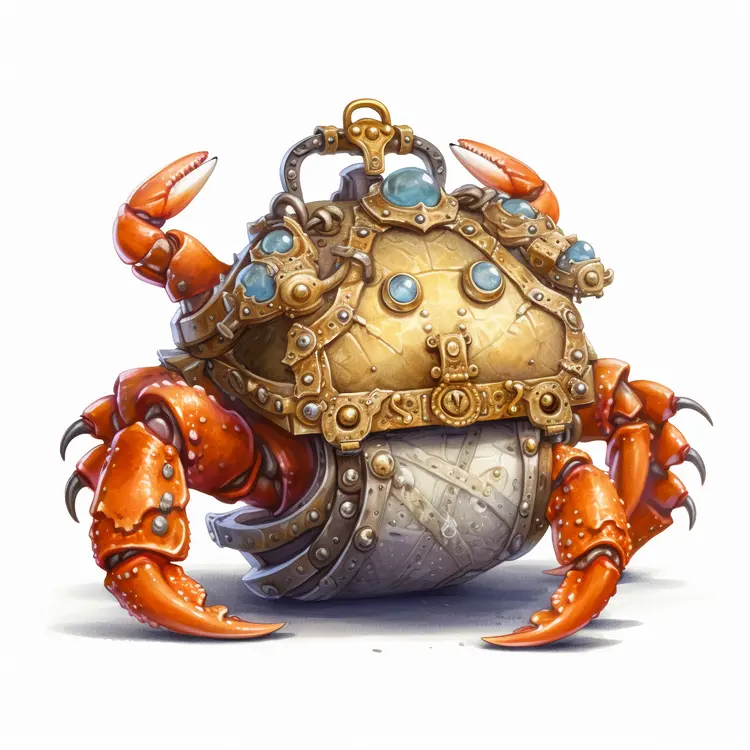 Steampunk Mechanical Crab