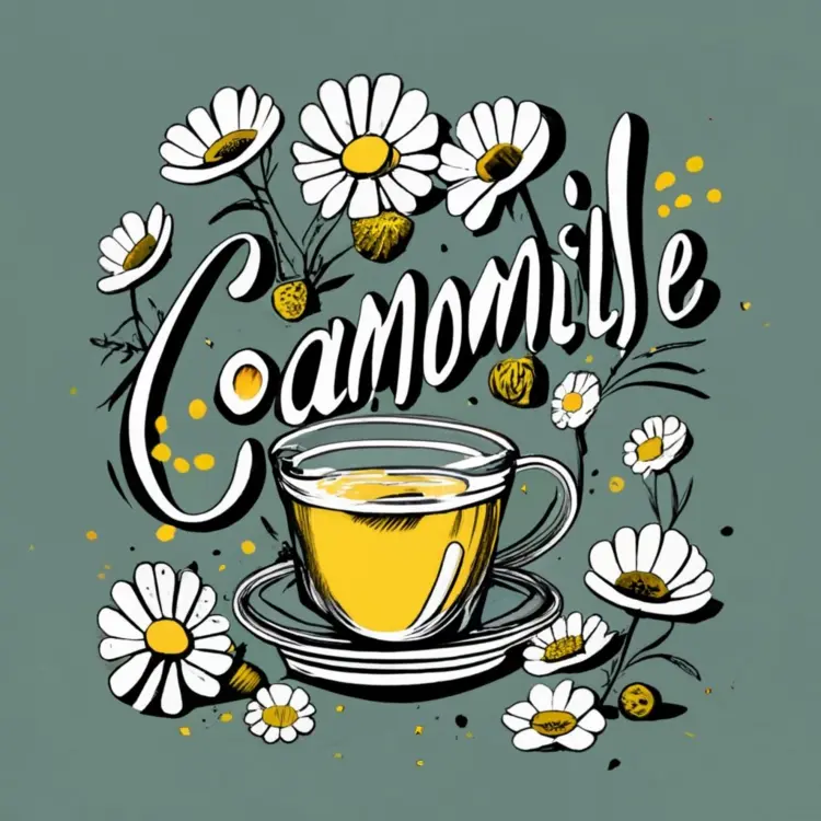 Chamomile Tea with Flowers