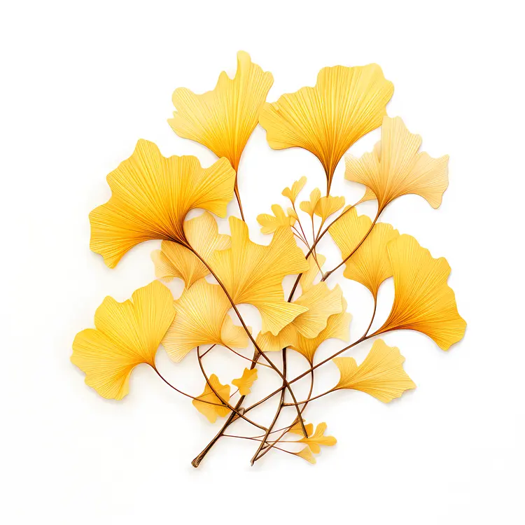 Yellow Ginkgo Leaves