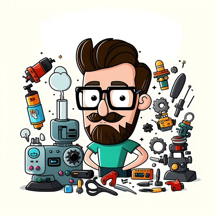 Scientist with Lab Equipment and Tools