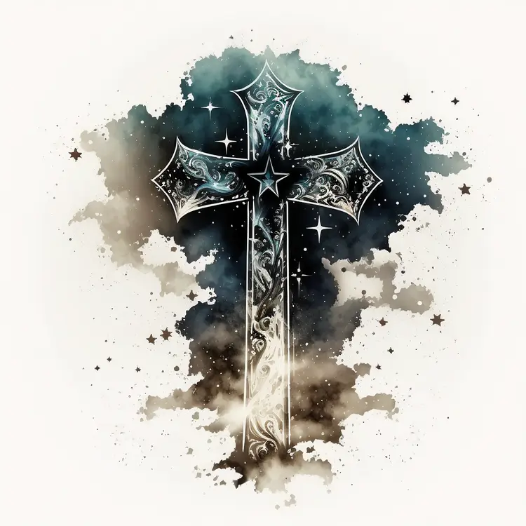 Starry Night Cross