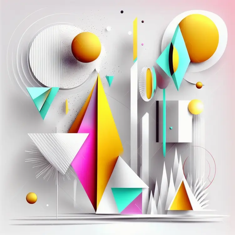 Colorful Geometric Abstract Art