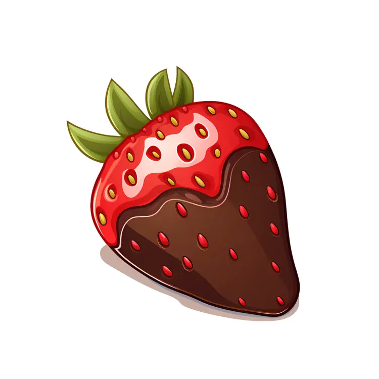 Delicious Chocolate Covered Strawberry