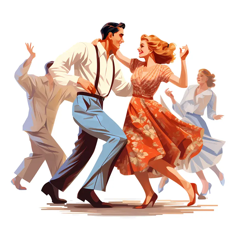 Vintage Dancing Couple