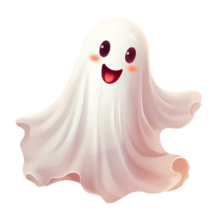 Cute White Ghost
