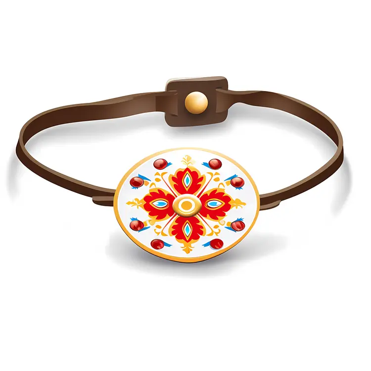 Traditional Decorative Belt with Floral Design