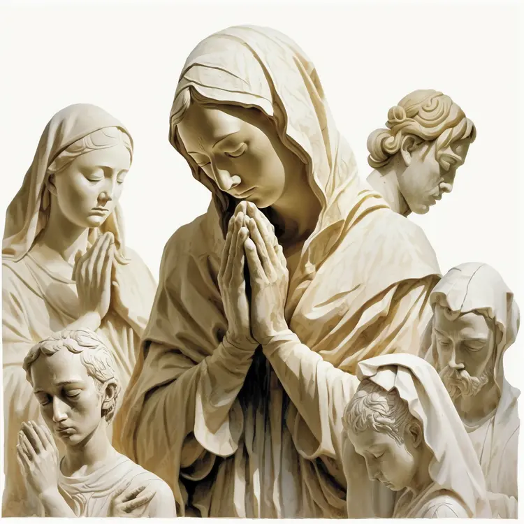 Group of Praying Figures