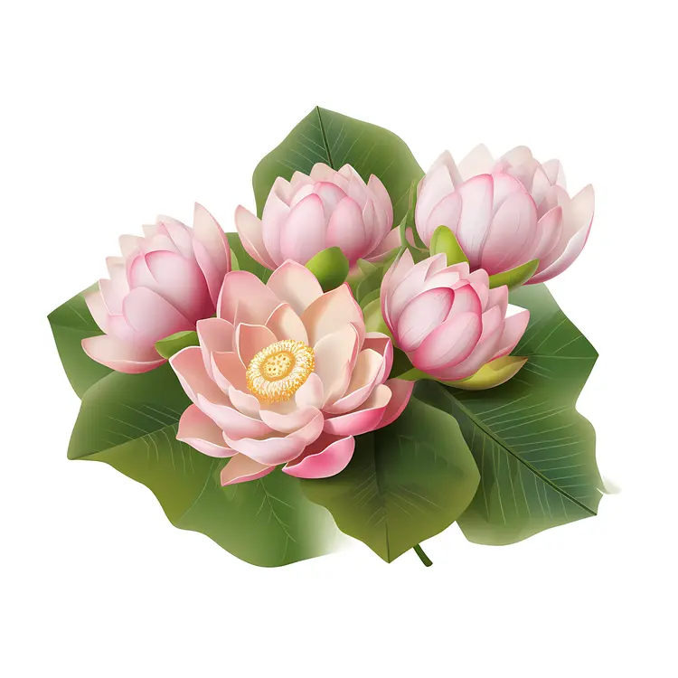 Beautiful Pink Lotus Flowers