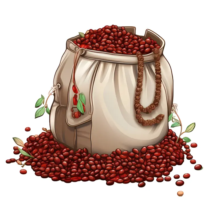 Bag of Red Beans for Harvest Season