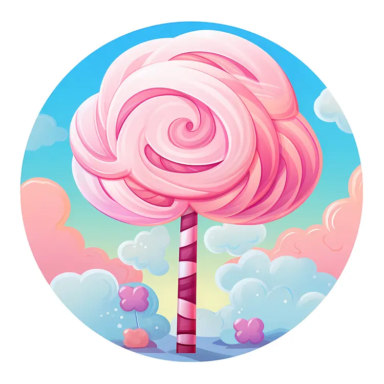 Pink Cotton Candy Tree