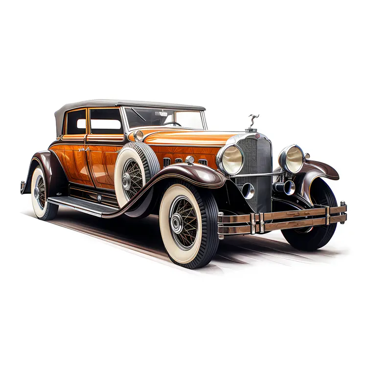 Classic Vintage Car Illustration