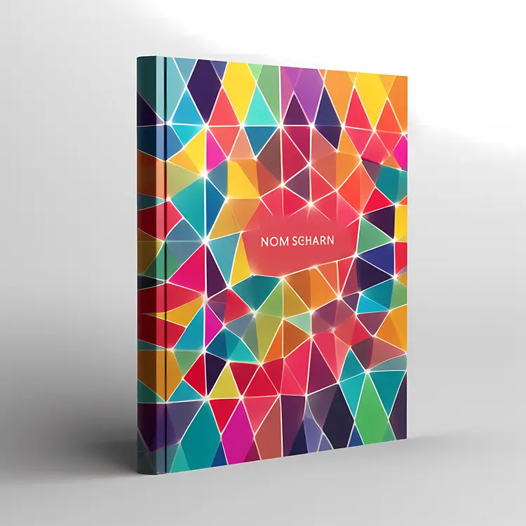 Colorful Geometric Pattern Notebook
