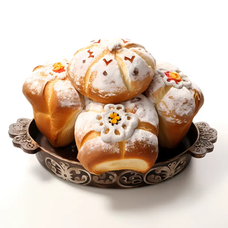 Beautifully Decorated Bread