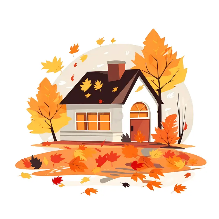 Small cute doodle house