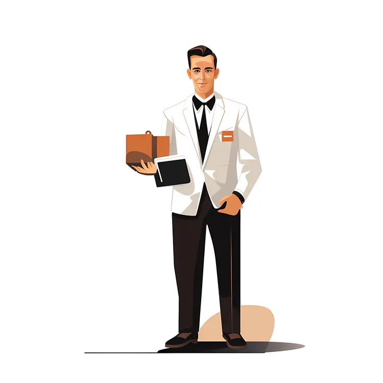 Waiter with Tray