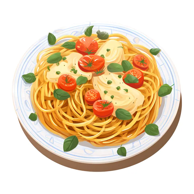 Delicious Spaghetti with Tomatoes and Basil