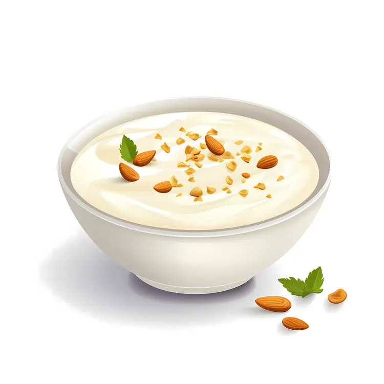 Bowl of Yogurt with Nuts