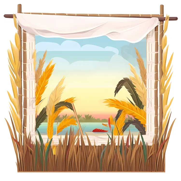 Beautiful Nature View Through a Window
