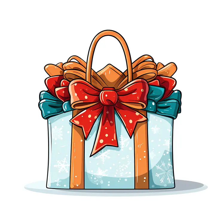 Gift Bag with Bows and Ribbons