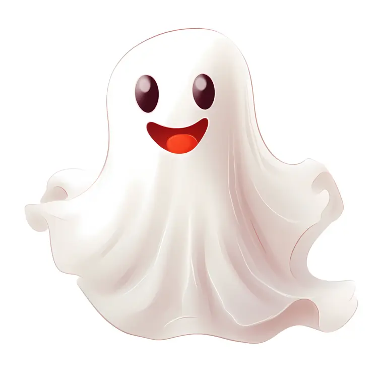 Happy White Ghost