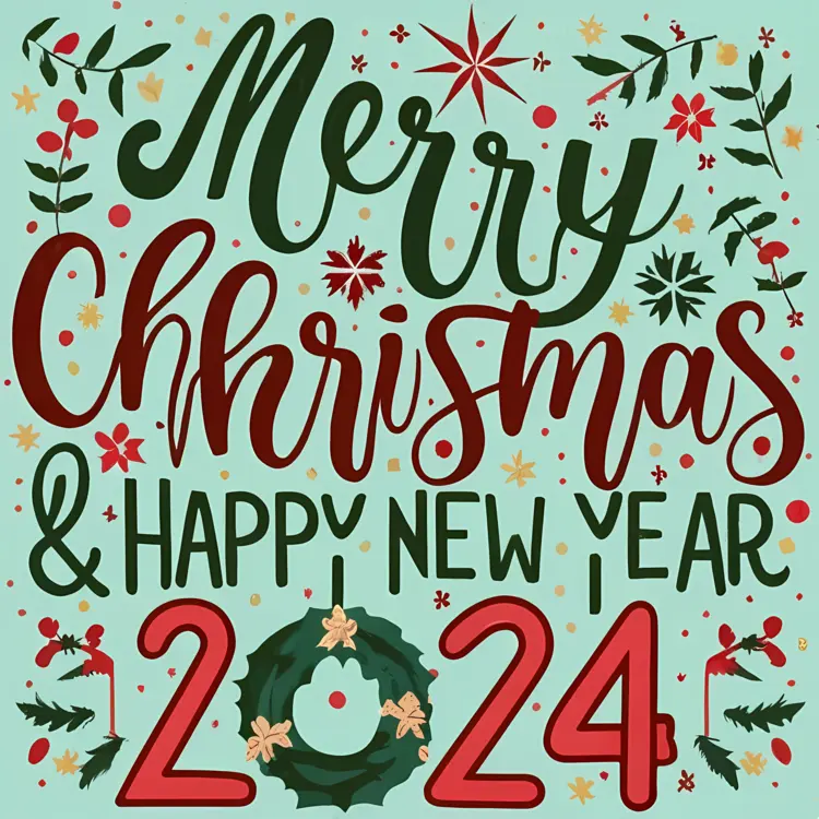 Merry Christmas and Happy New Year 2024