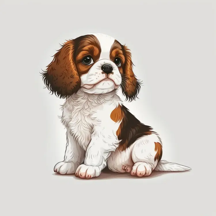 Cute Puppy Illustration