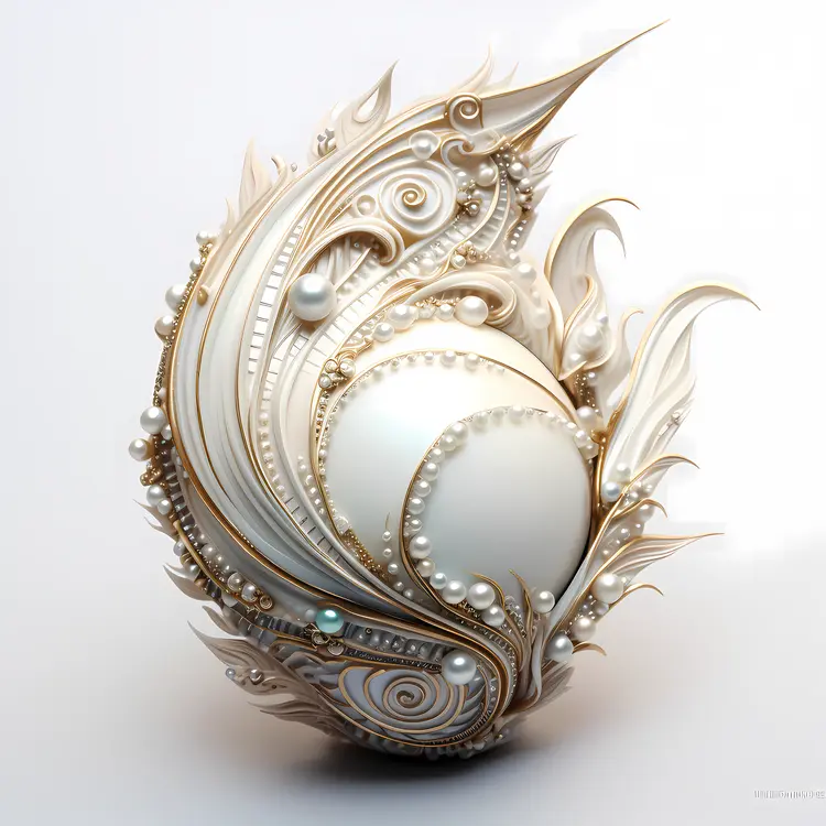 Intricately Designed Ornate Pearl