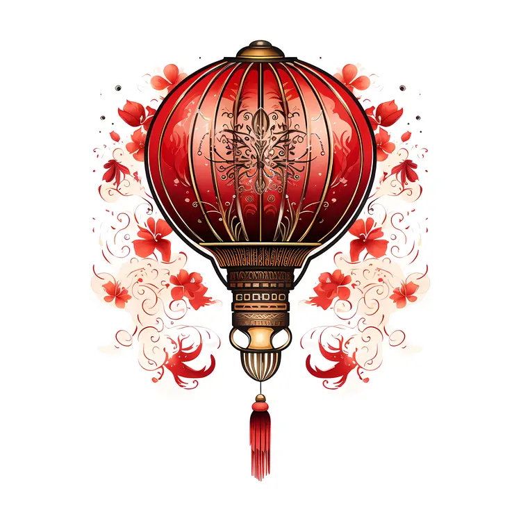 Beautiful Red Lantern for Chinese New Year Celebration