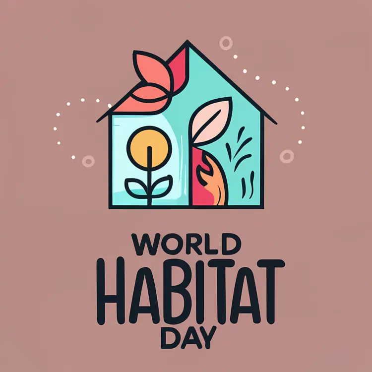 Small cute doodle house