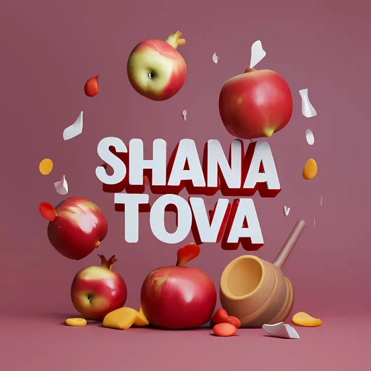 Shana Tova with Apples and Honey