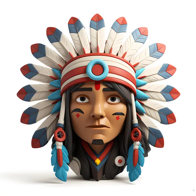 Tribal Chief with Headdress